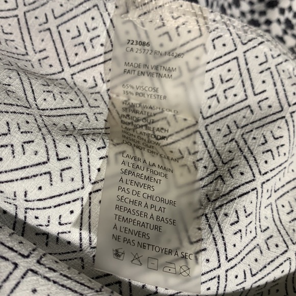 Fylo Tunic Top Geo Pattern Short Sleeves Sz XL - Picture 9 of 9